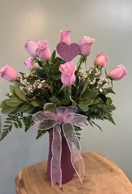 Pink Valentines Roses