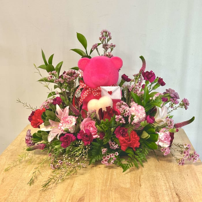 Sweetheart Bloom & Teddy Surprise