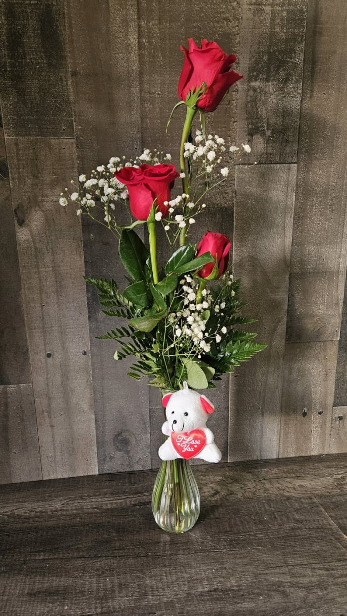 I Love You- Bud Vase