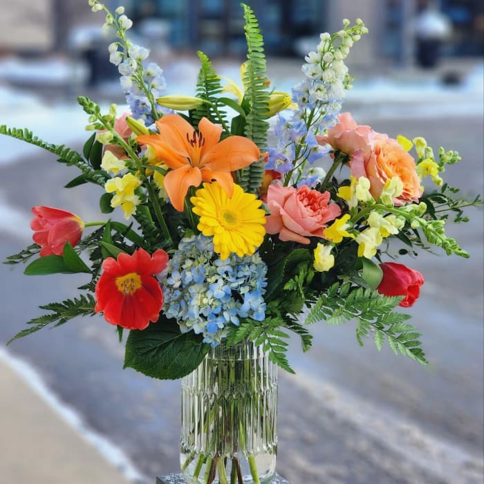Traditional Style Posh Funeral Arrangement