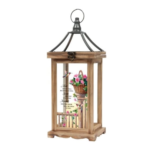 "Ask, Seek, Knock" Lantern