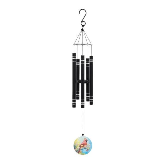 Cardinal 36 Inch Glass Art Chime