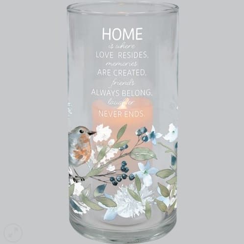 "Home" Hurricane Candle