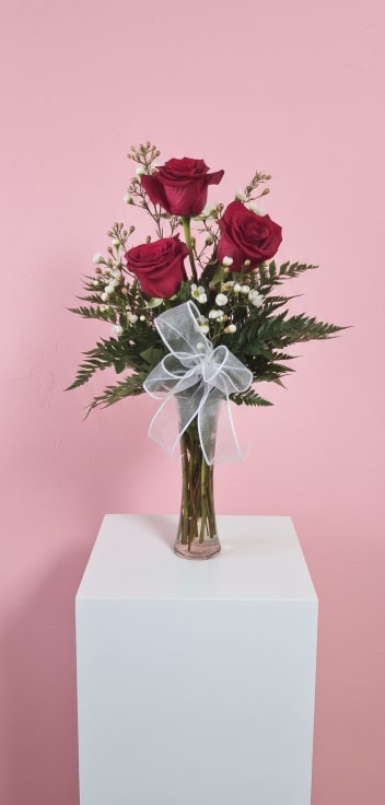 Three Rose Vase