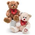 10" Brown or Cream Be Mine Bear