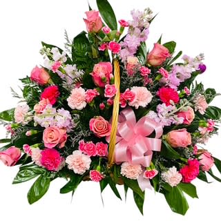 Pastel Love Fireside Sympathy Basket