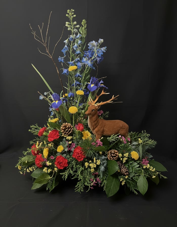 Woodland Deer Sympathy Bouquet