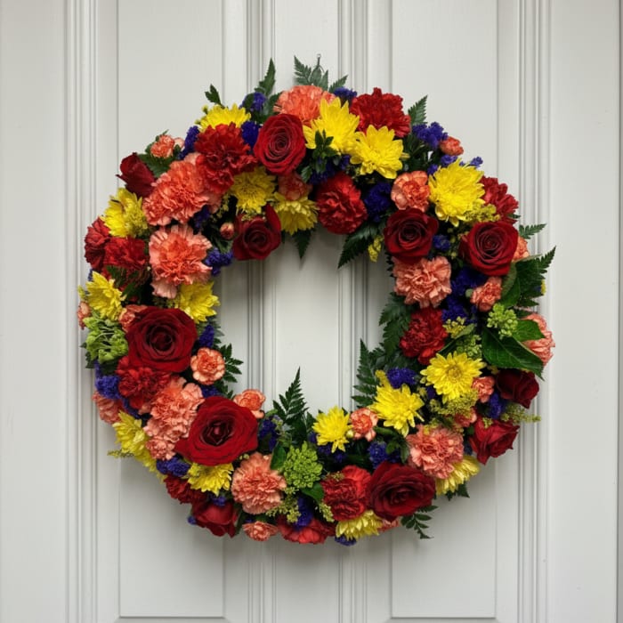 Colorful Reflections Wreath