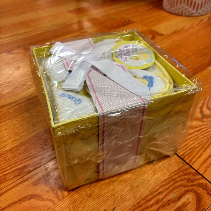 Yellow Ducky Infant Towel Set