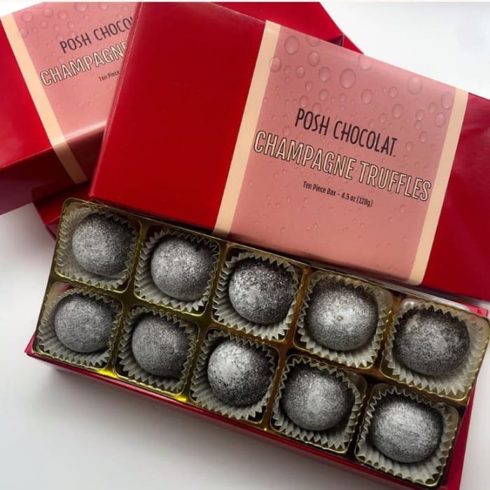 Champagne Chocolate Truffles 10pc