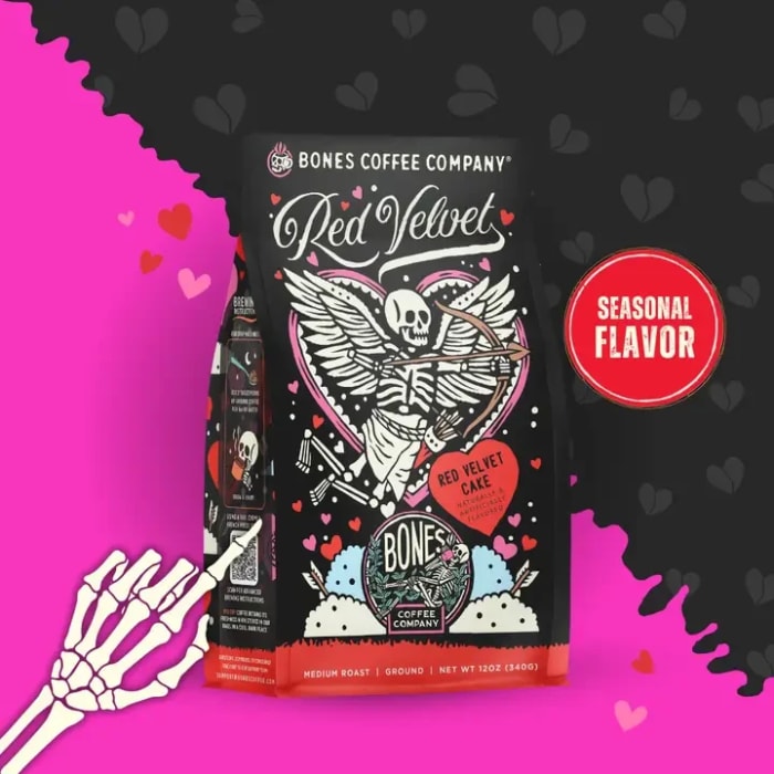 Red Velvet Bones Bean Coffee