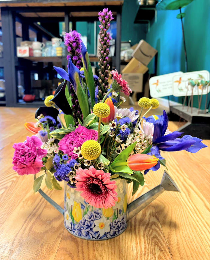 Floral Watering Can