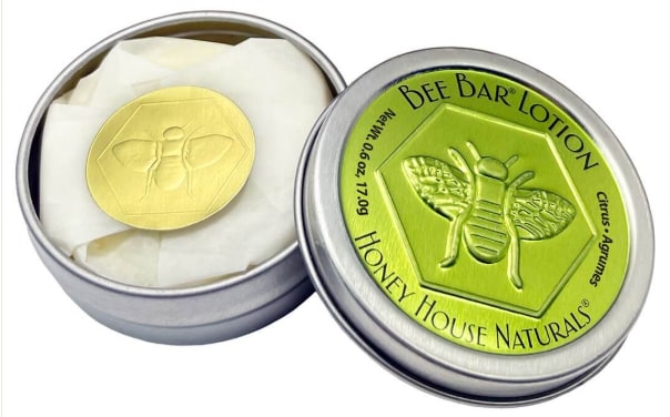 Bee Bar Solid Lotion – Nourishing Moisture in a Compact Bar ~Citrus