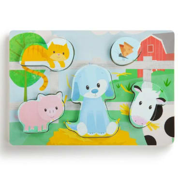 Demdaco Peek-a-Boo Puzzle