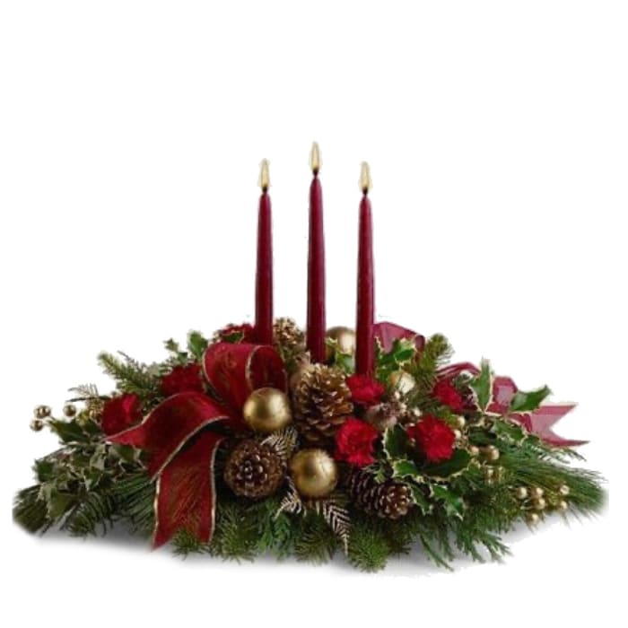 Wonderful Christmastime Centerpiece