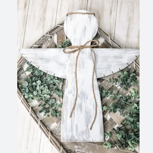 Wooden Angel on Stake