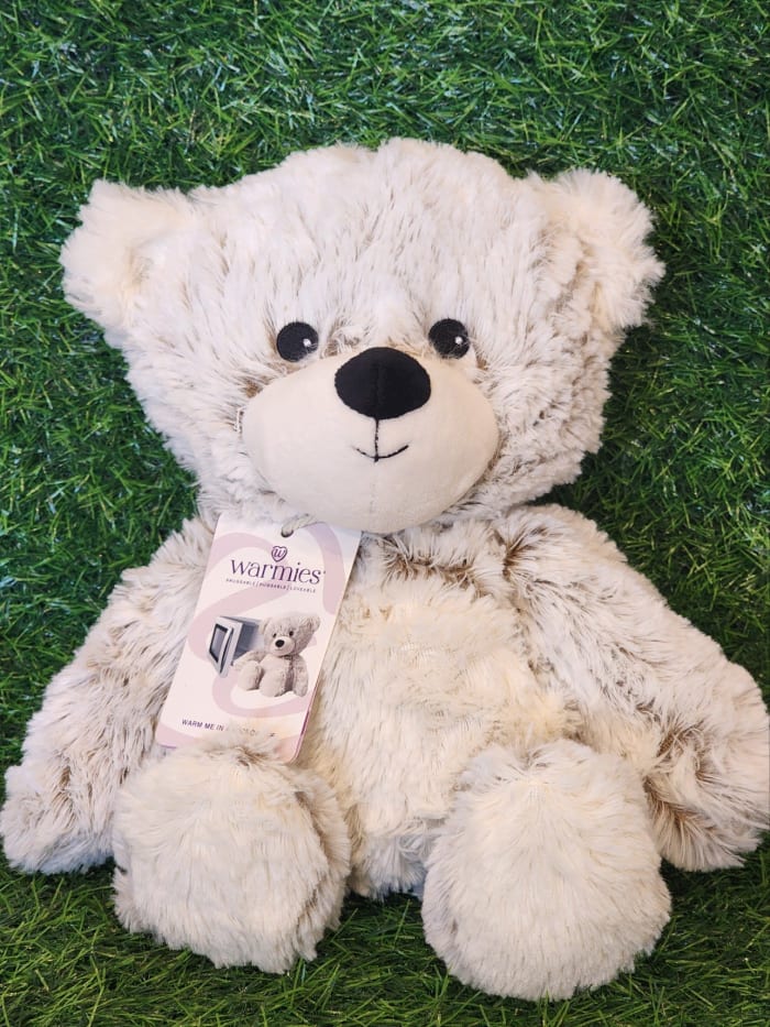 Warmies White Marshmallow Bear