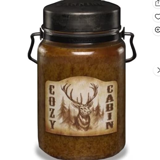 McCall's Large Jar Candle (Cozy Cabin scent)