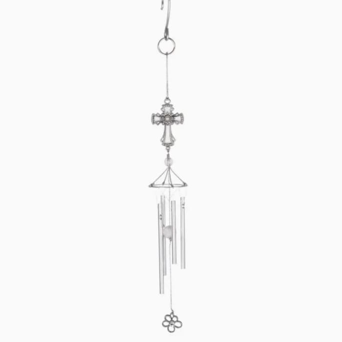 Carson Pewter Cross Windchime