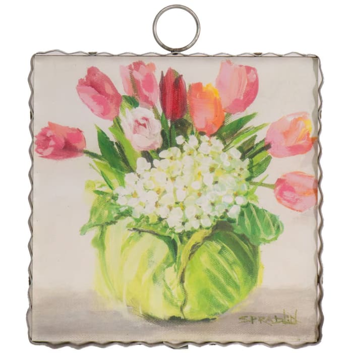 Mini Cabbage Tulips Print