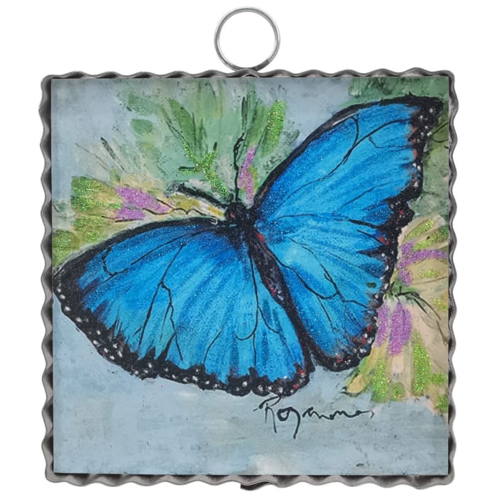 Blue Morpho Butterfly Print