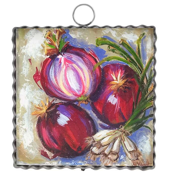 Mini Bright Onions Print