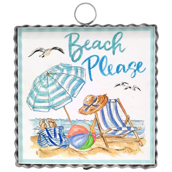 Mini "Beach Please" Print
