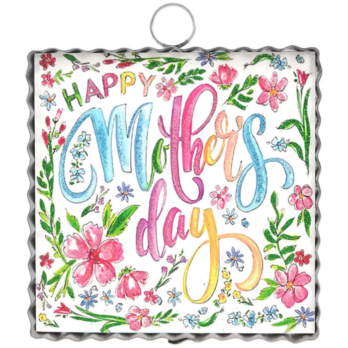 Mini Colorful "Happy Mothers Day" Print