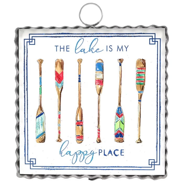 Mini "The Lake is my Happy Place" Print