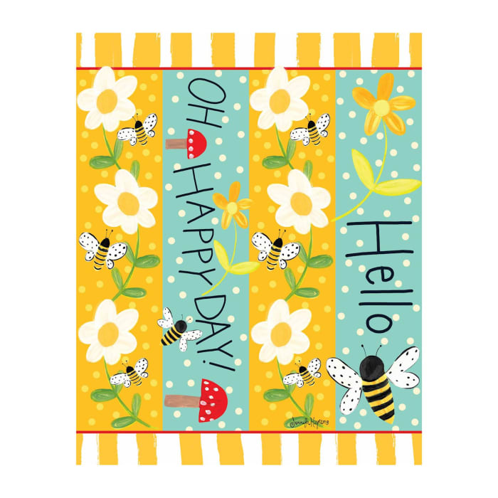 Bumbly Bees 20" Art Pole