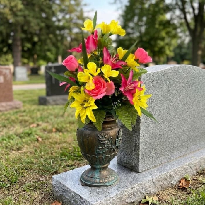 Cemetery Silk (Artificial) Cone