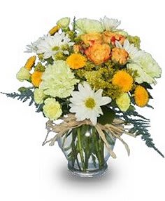 Sunny Flowers in a Vase