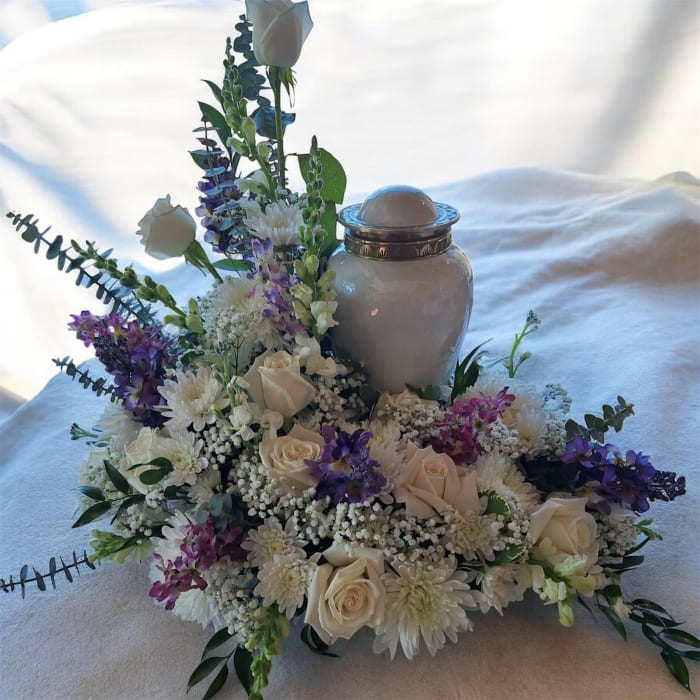 Crescent Urn Floral