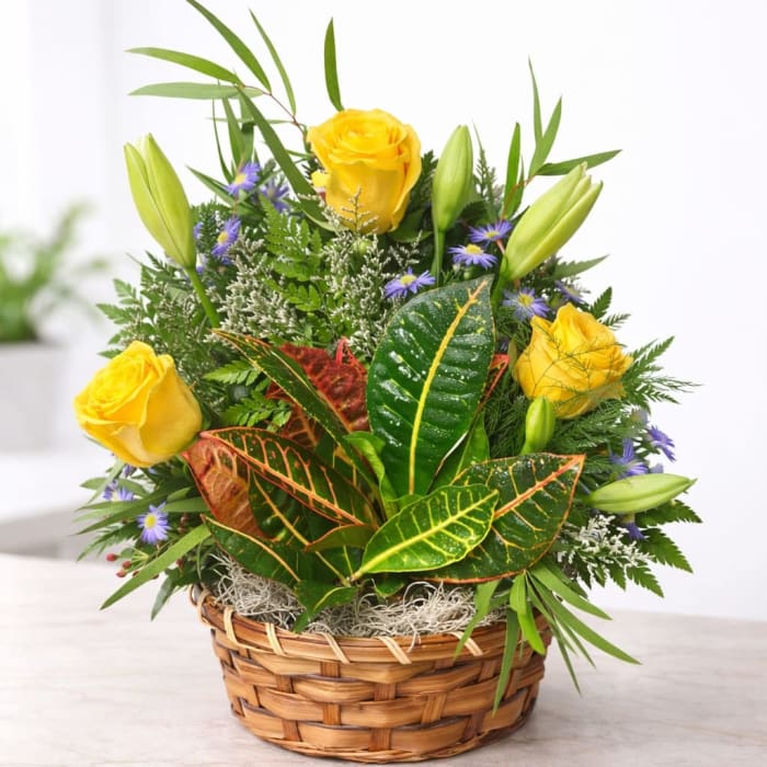 Flowering Garden Basket