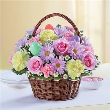 Eggs & Bloom Basket