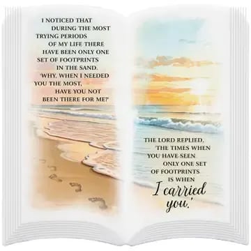 Book Easel Footprints