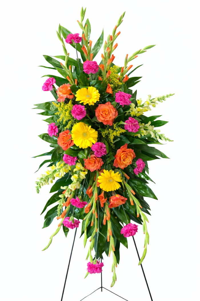 Vibrant Garden Standing Spray