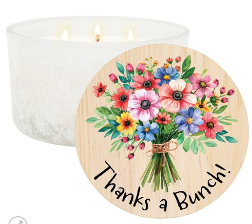 "Thanks a Bunch" 3-Wick Candle