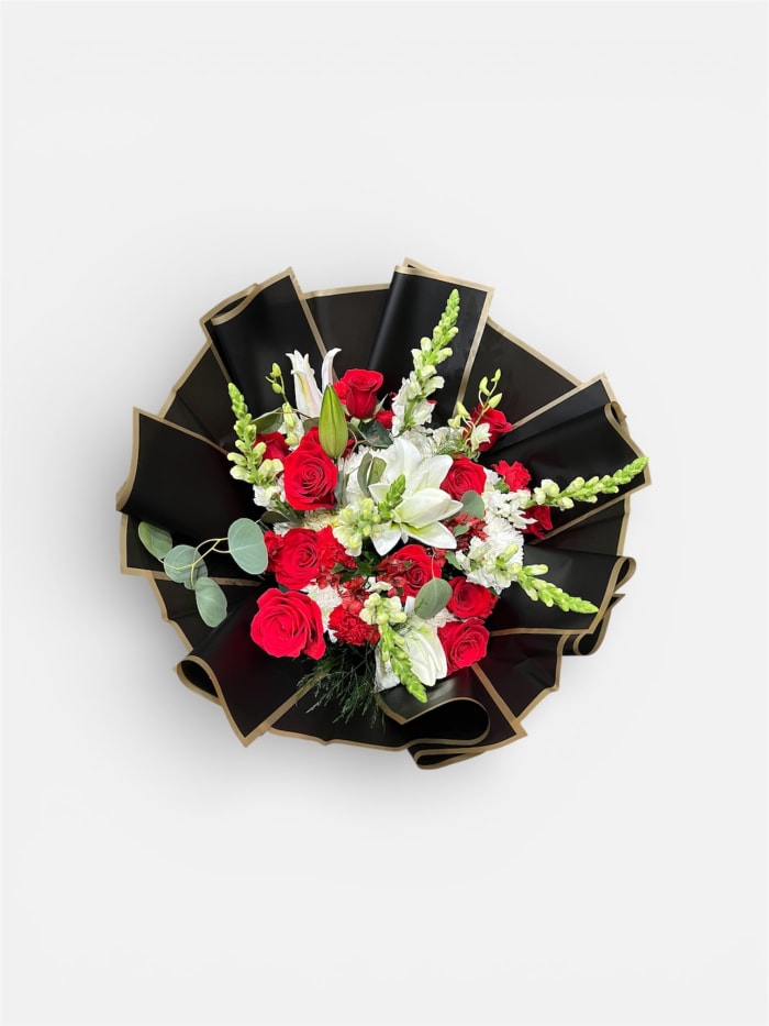 Ramos Mixed Red & White Flowers