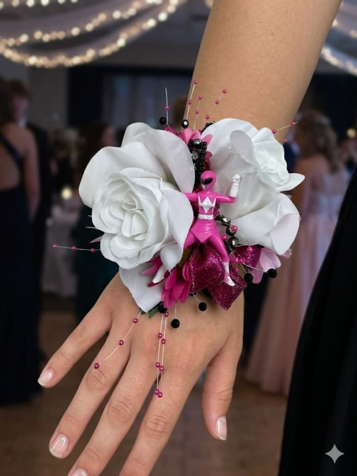 Power Ranger Wrist Corsage
