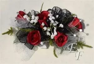 sweetheart rose corsage