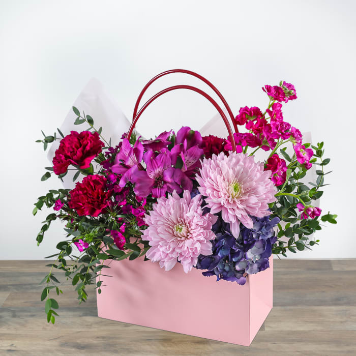Magenta Garden Tote