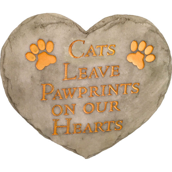 Cats Pawprints Stepping Stone