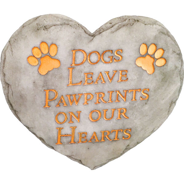 Dogs Pawprints Stepping Stone