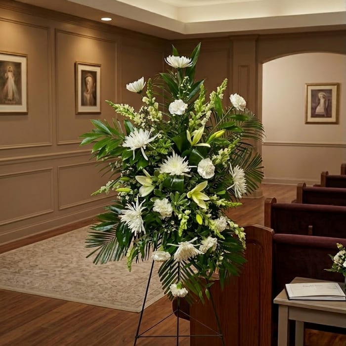 Illuminated Elegance Easel Spray