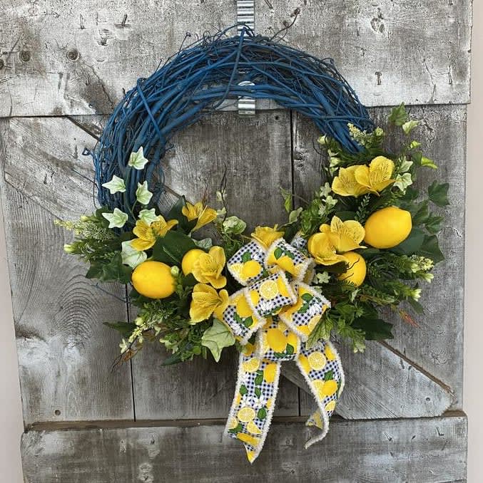 When Life Gives You Lemons Silk (Artificial) Wreath