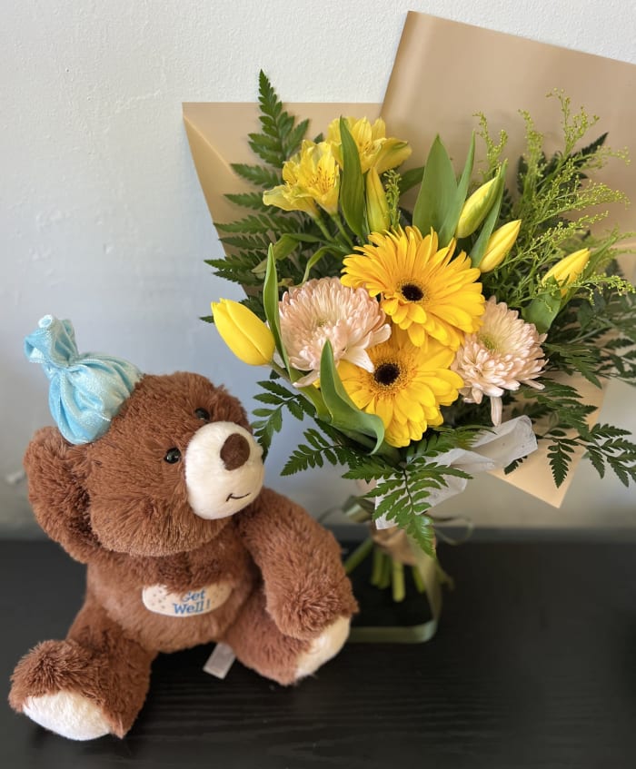 Healing Blooms & Bear