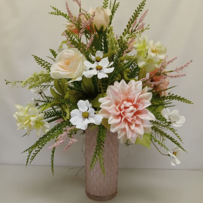 Pinky Light Silk Vase