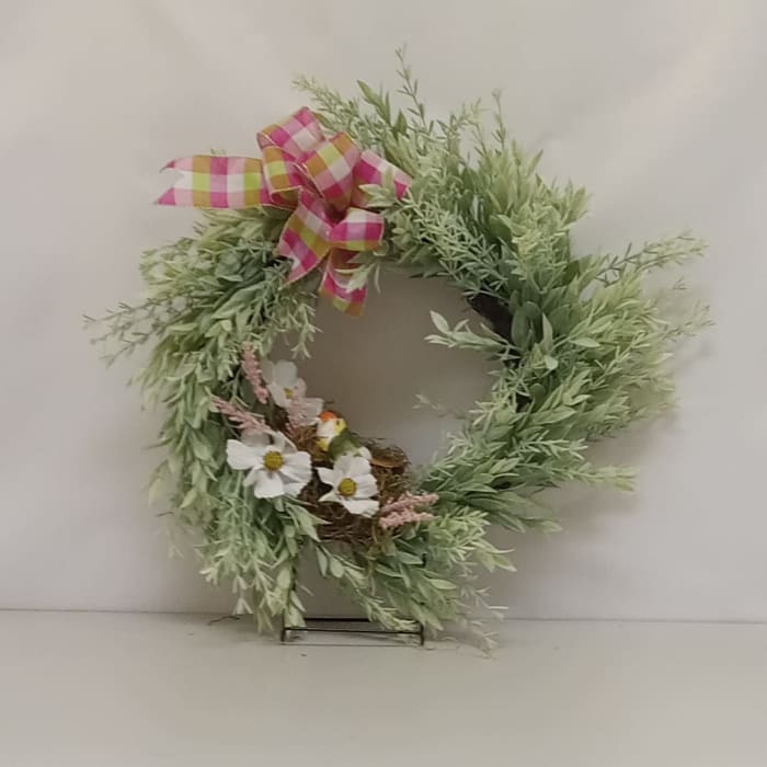 Bird Silk Wreath