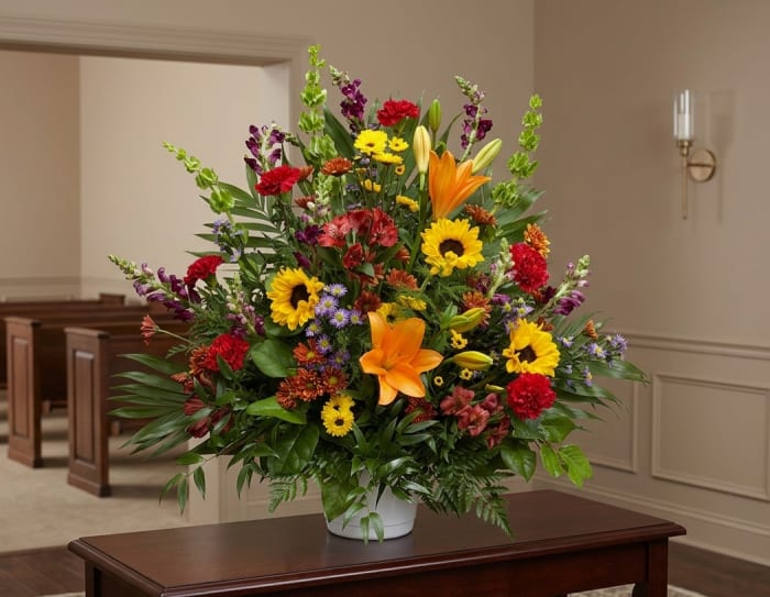 Warm Memories Traditional Arrangement